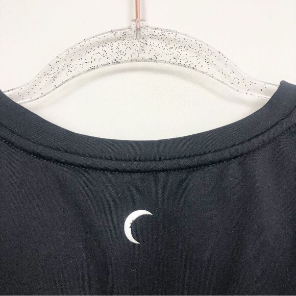 ZIYA ACTIVE | High Neck Black Crop Top Active Sports Bra Women’s Size XXL - Picture 9 of 9